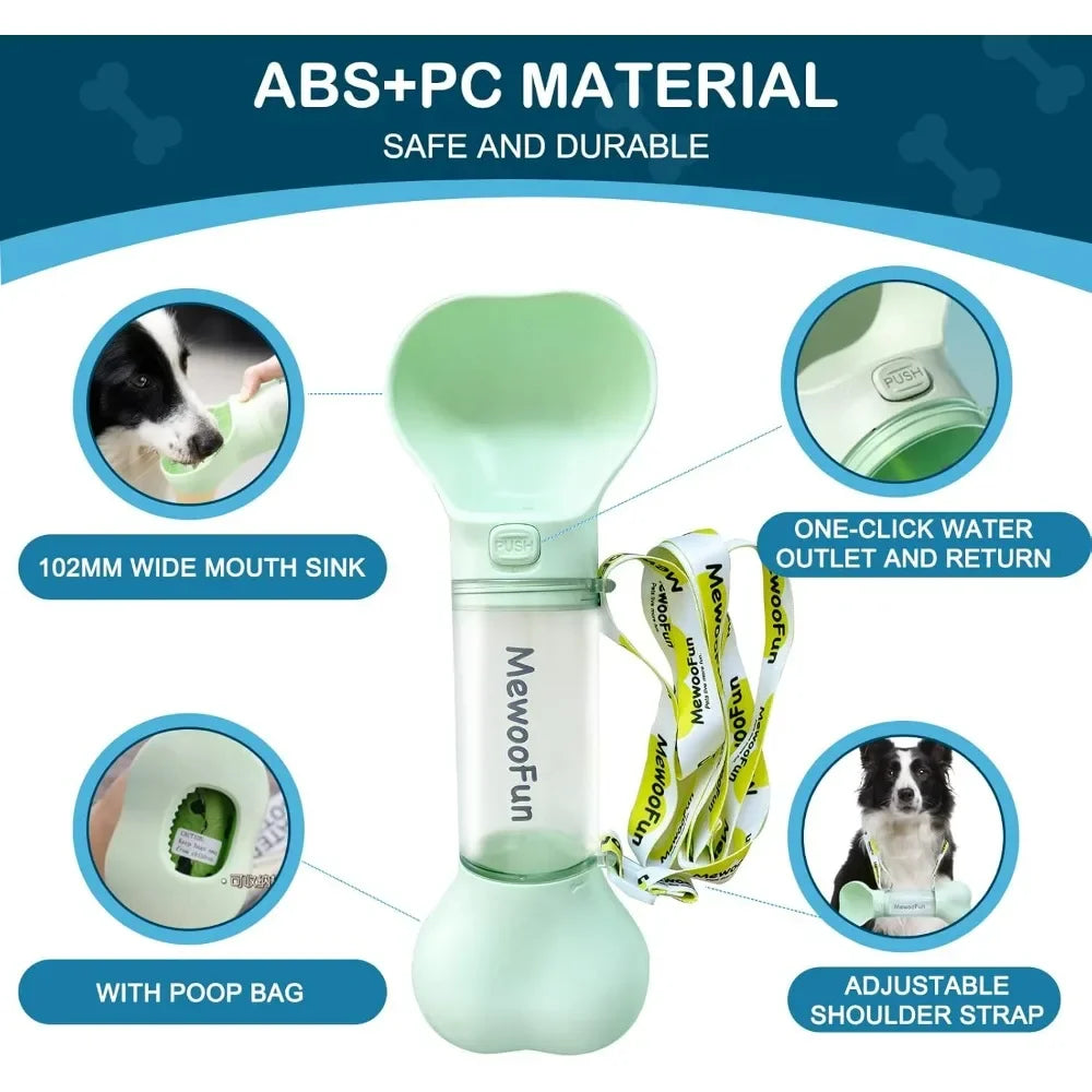 High Quality Outdoor Water Bottle with Poop Bag