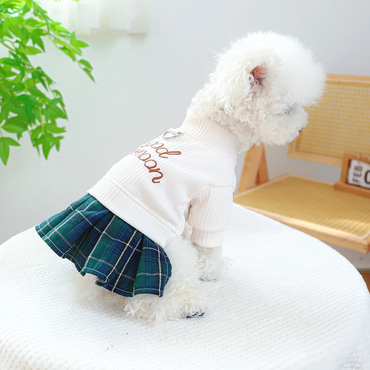 Pet Apparel Pleated Dress Princess Small Medium