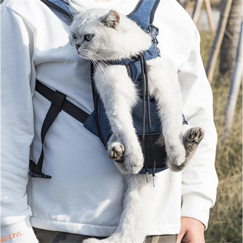 Portable and Breathable Pet Backpack for Travel,  Multifunctional