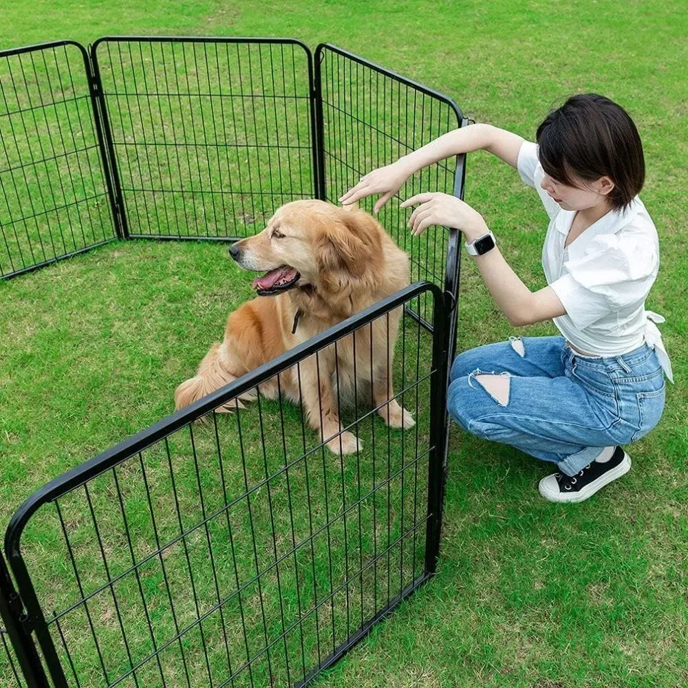 Dog Playpen Pet Fence 40 Inch Height Metal