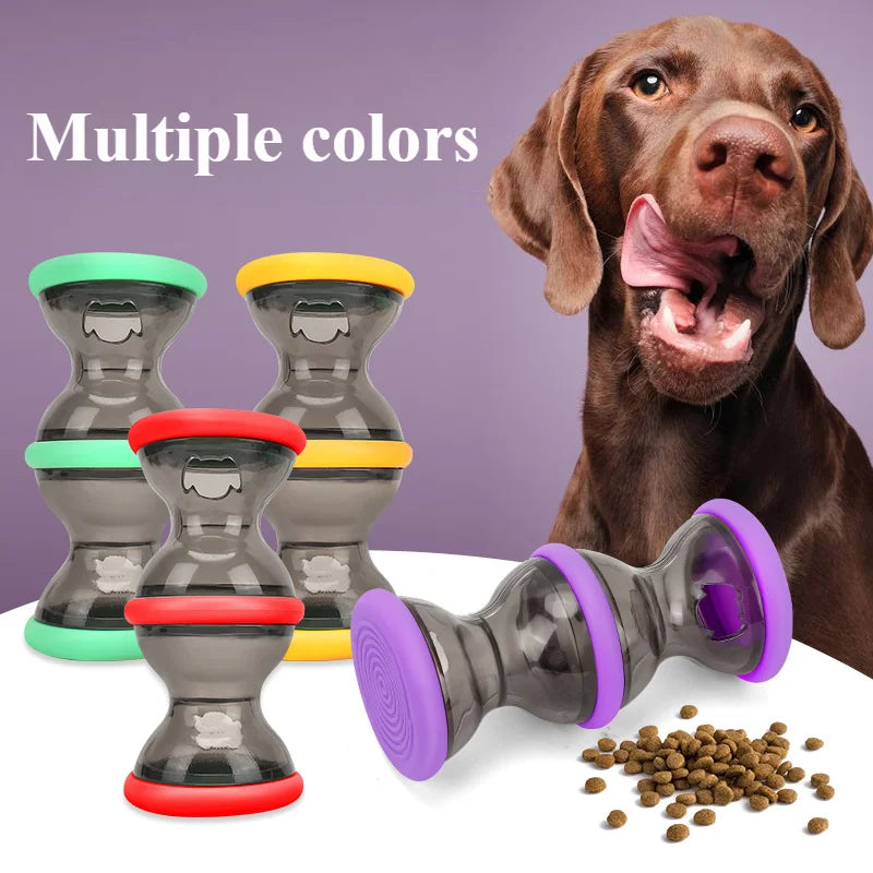 Pet Leaky Food Toy Puzzle Training for Dogs Chew Toy Silicone Plastic Red Green
