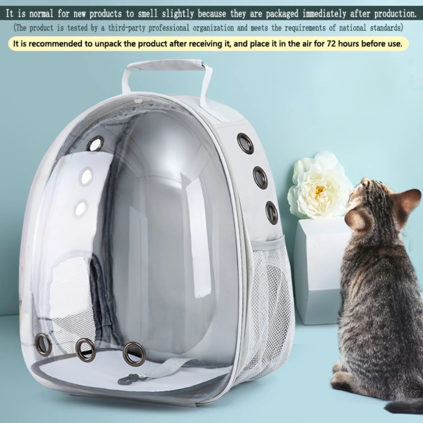 Trendy Pet Space Capsule Backpack Carrier