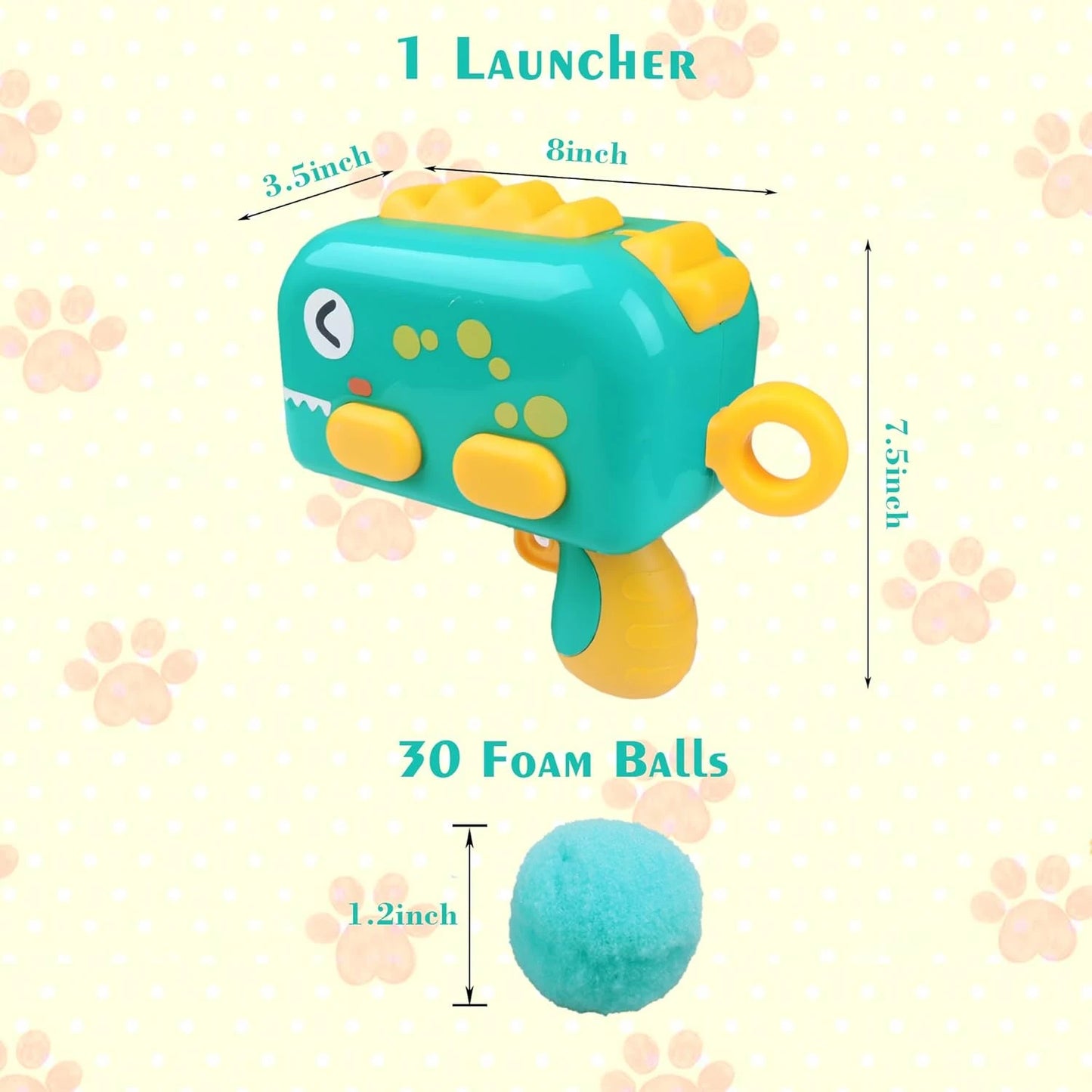 Toys Interactive Sticky Balls Launcher for Cats