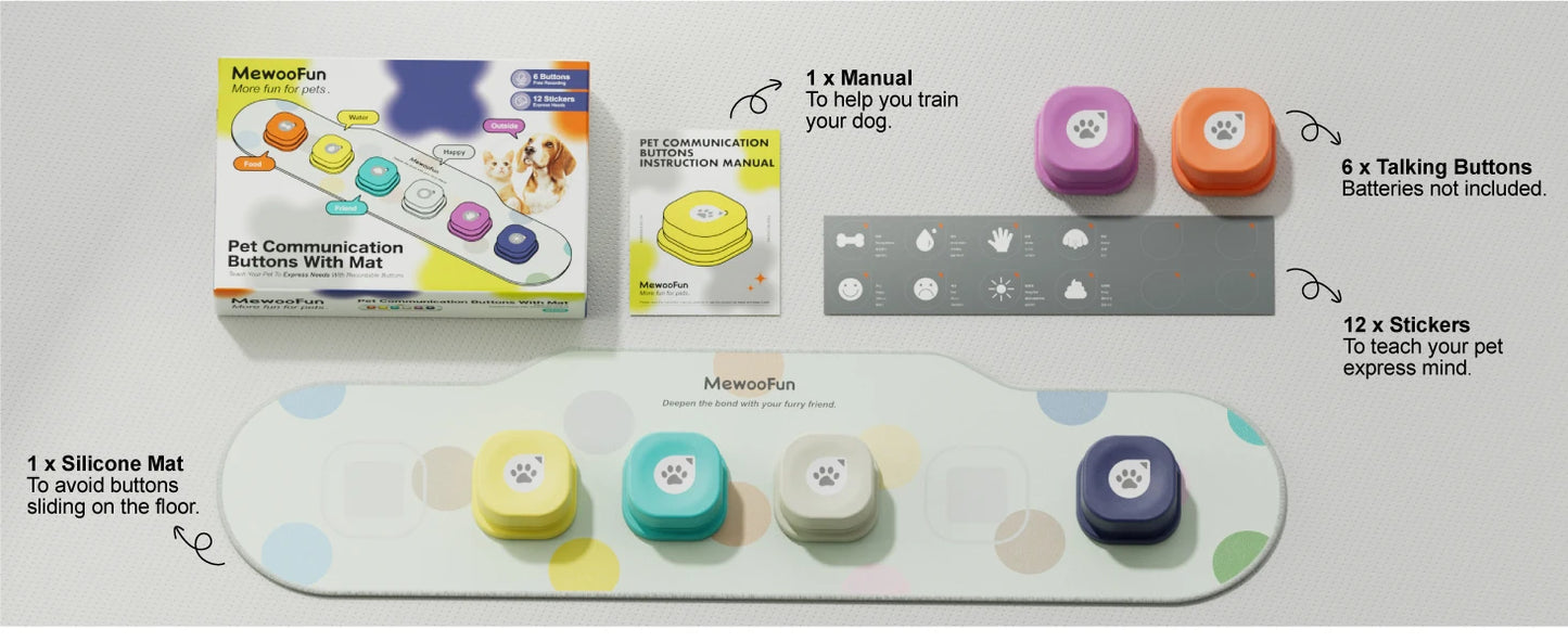 Dog Buttons for Communication Talking Dog Training