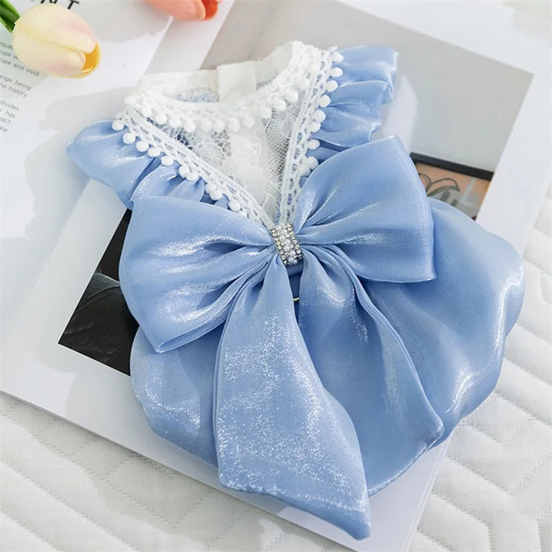 Adorable Dog Tutu Dress with Bowknot for Cute Pets
