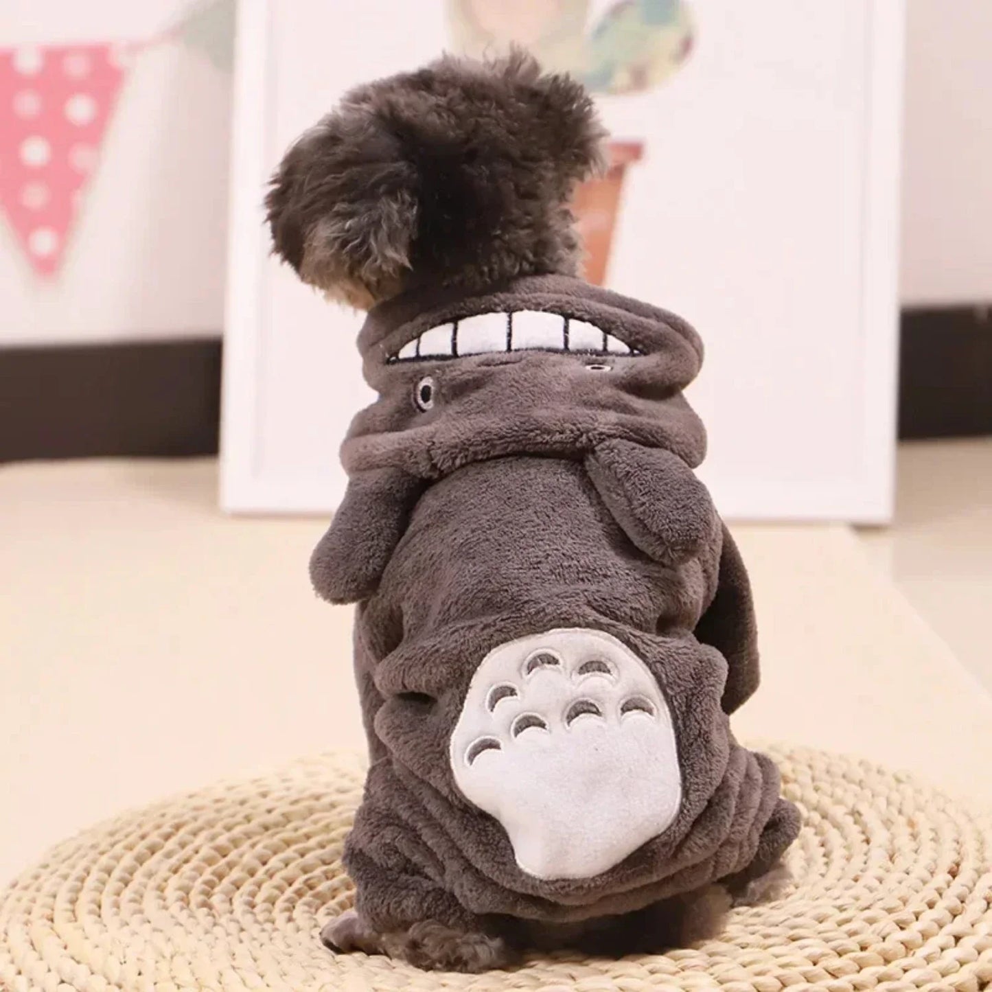 Small Dog Winter Jacket Hoodies Warm Fleece