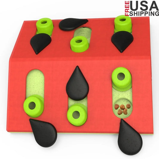 Interactive Cat Puzzle Toy for Stimulating Foraging Fun
