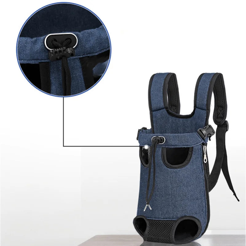 Portable and Breathable Pet Backpack for Travel,  Multifunctional