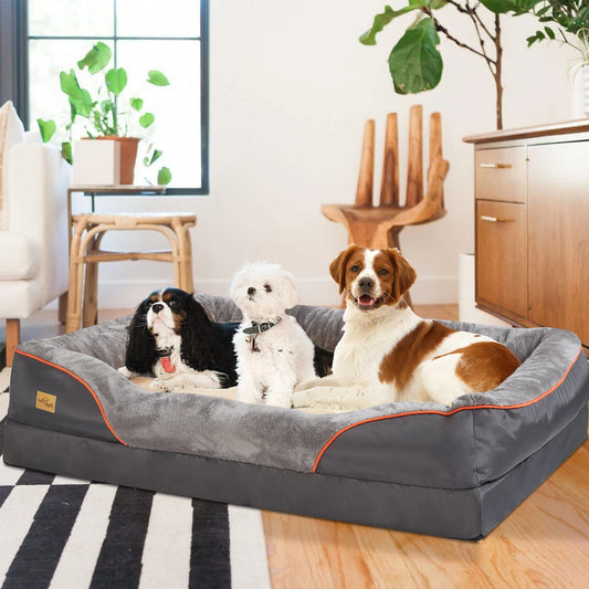 Dog Bed Super Soft Orthopedic Foam with Removable Washable Cover