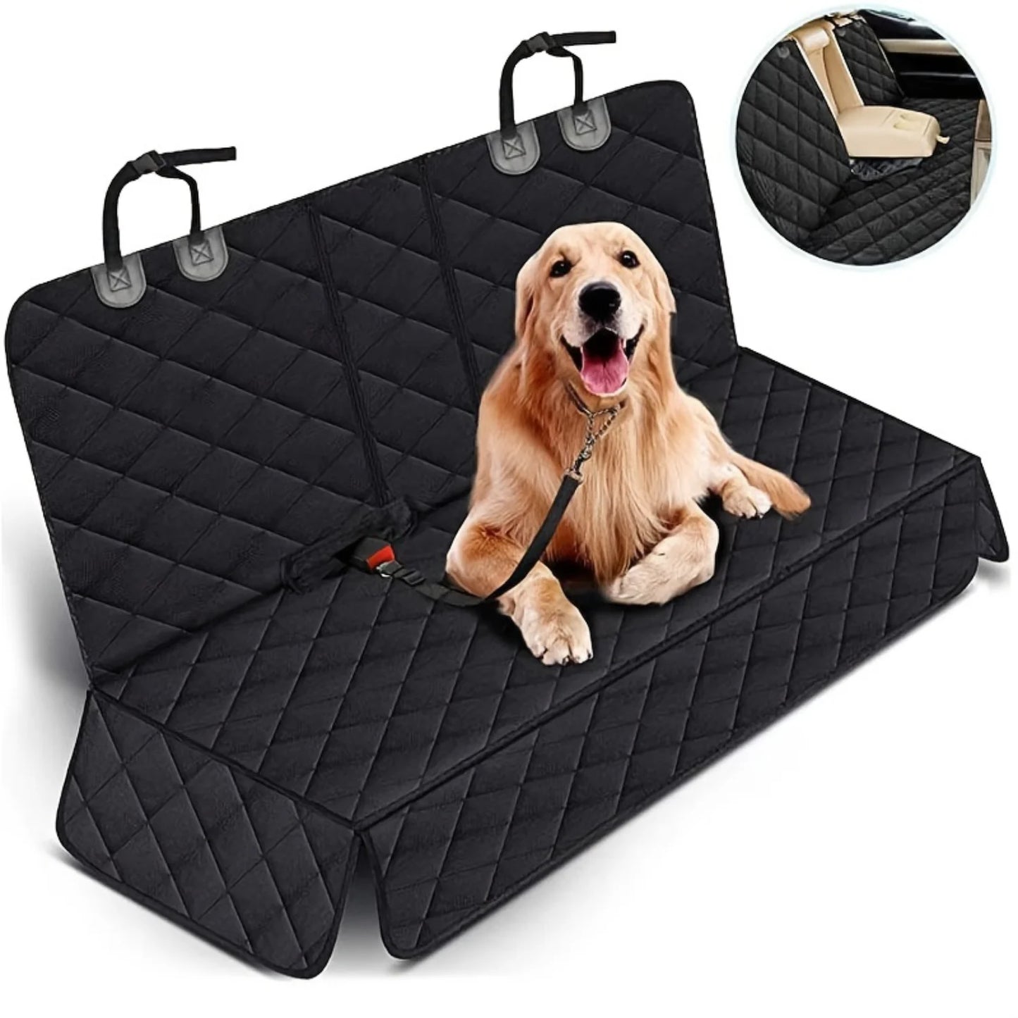 Universal Fit Waterproof Fabric Pet Seat Cover Non-Slip