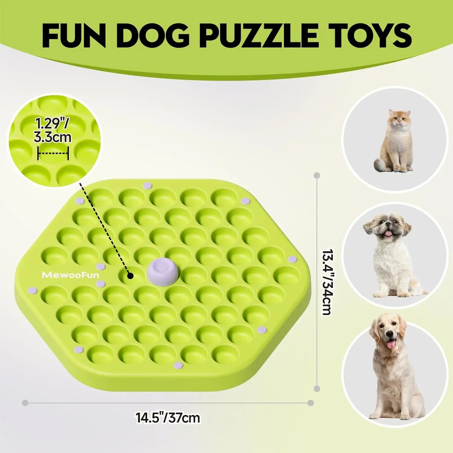 MewooFun Level 4 Dog Puzzle Slow Feeder
