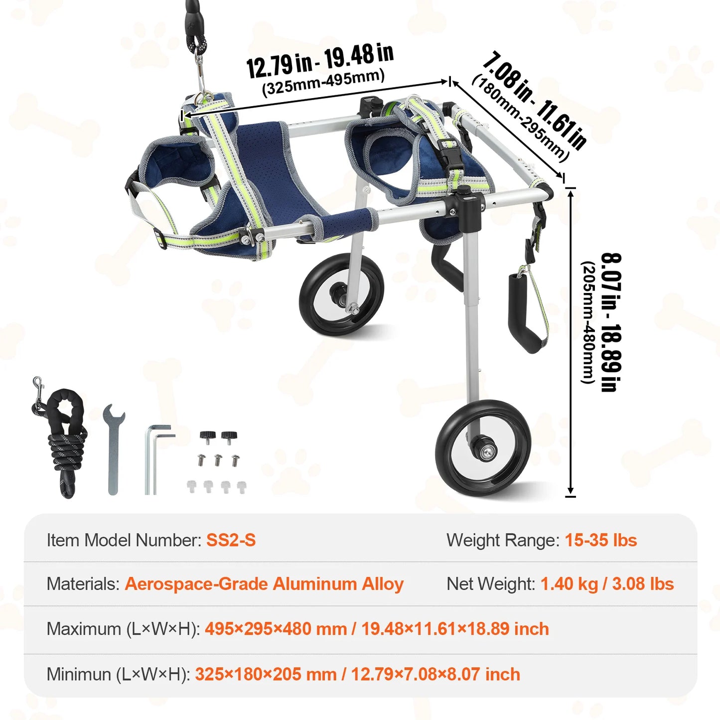 Dog Wheelchair for Back Legs
