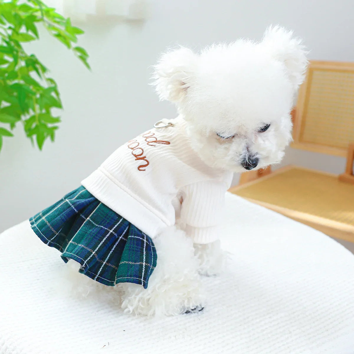 Pet Apparel Pleated Dress Princess Small Medium
