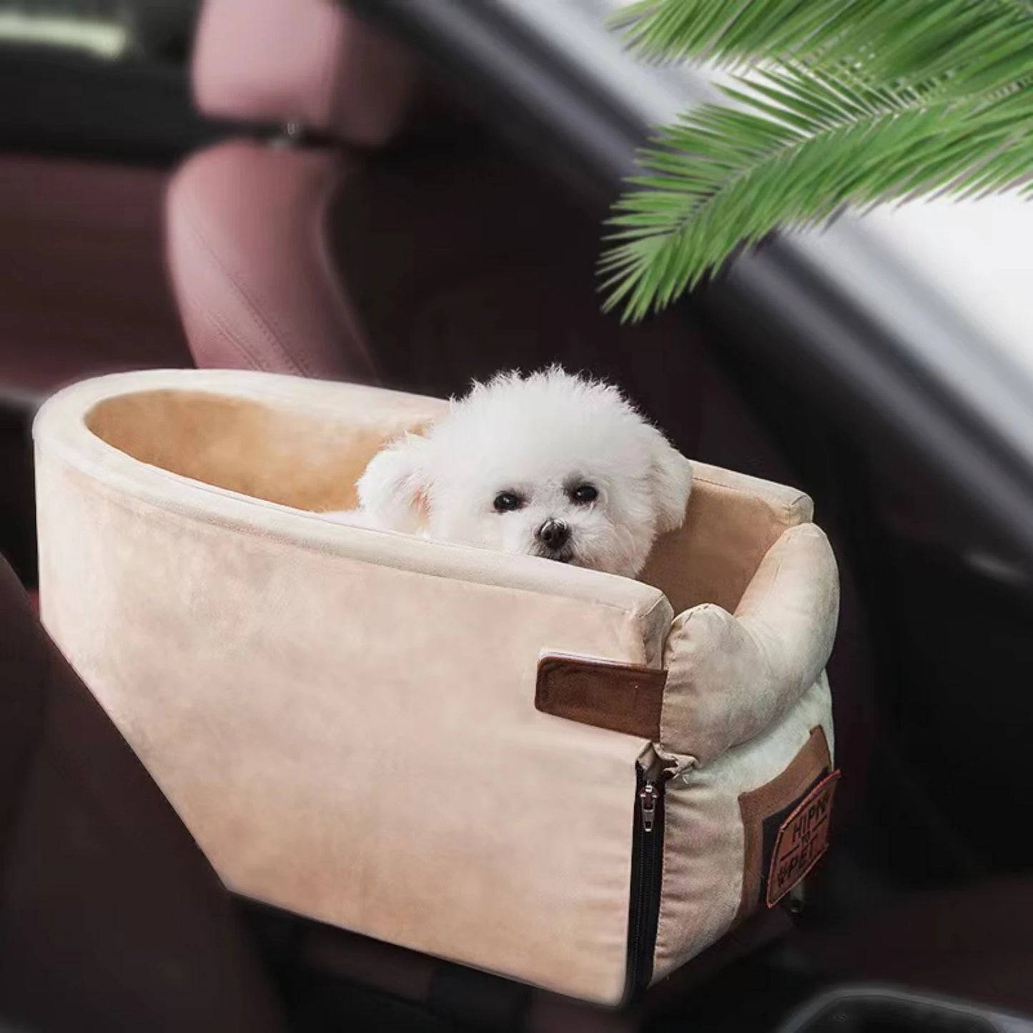 Cozy essential portable small pet car seat carrier