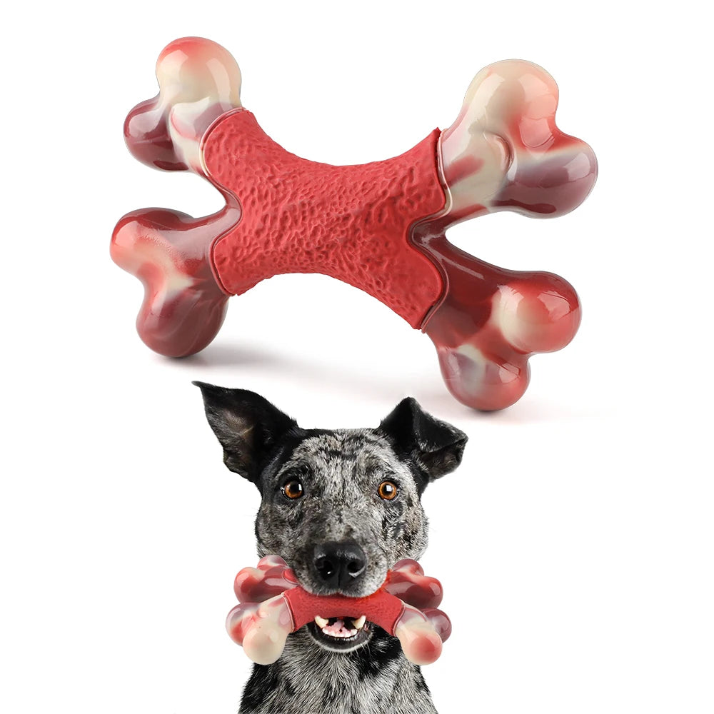 Dog Durable Double Rubber Bone