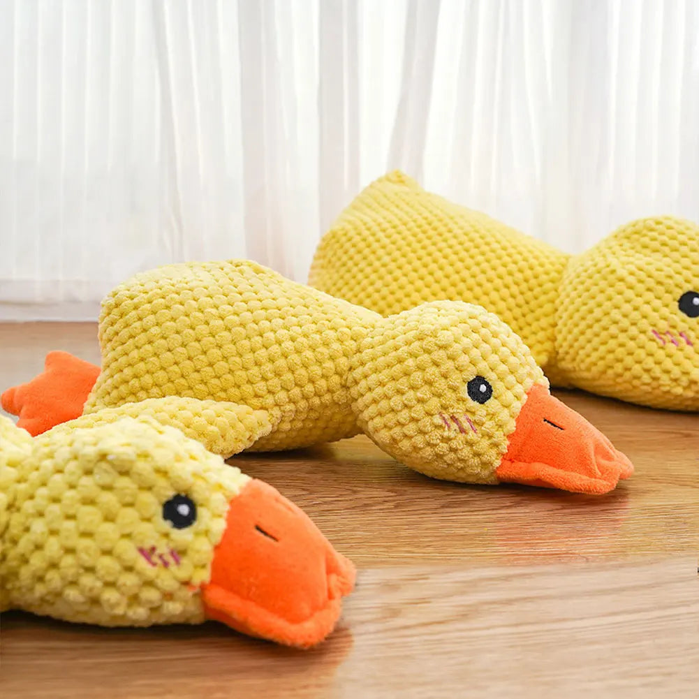 Duck Pet Dog Plush Toy Quacking Sound