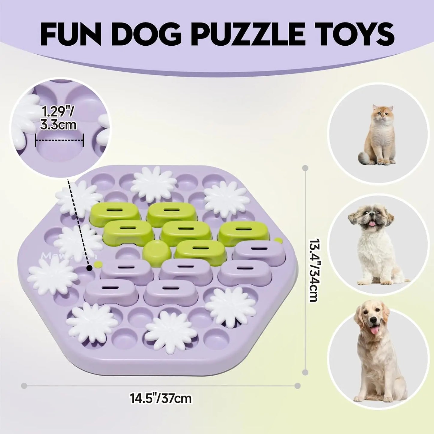 MewooFun Level 4 Dog Puzzle Slow Feeder