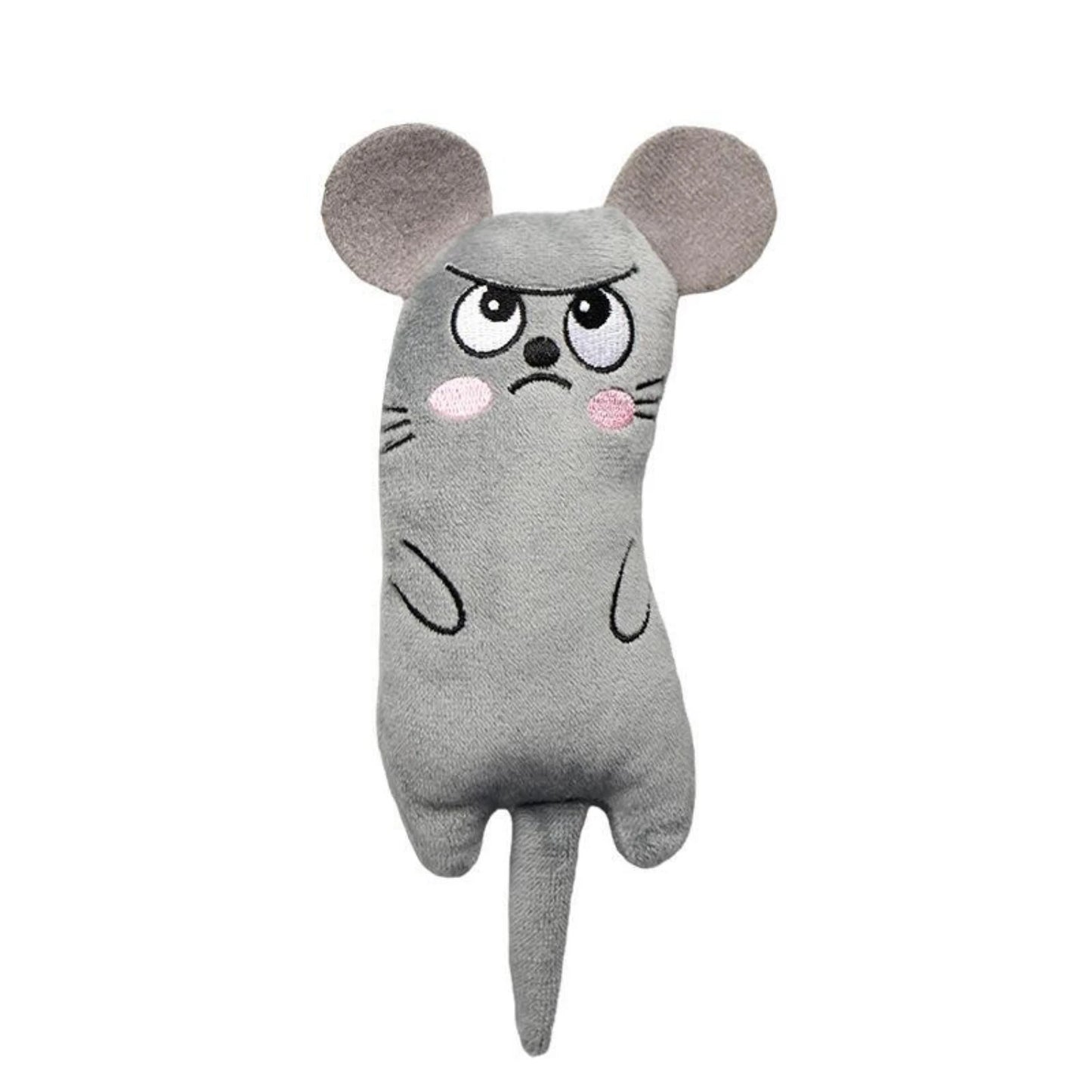 Interactive Mini Plush Cat Toy