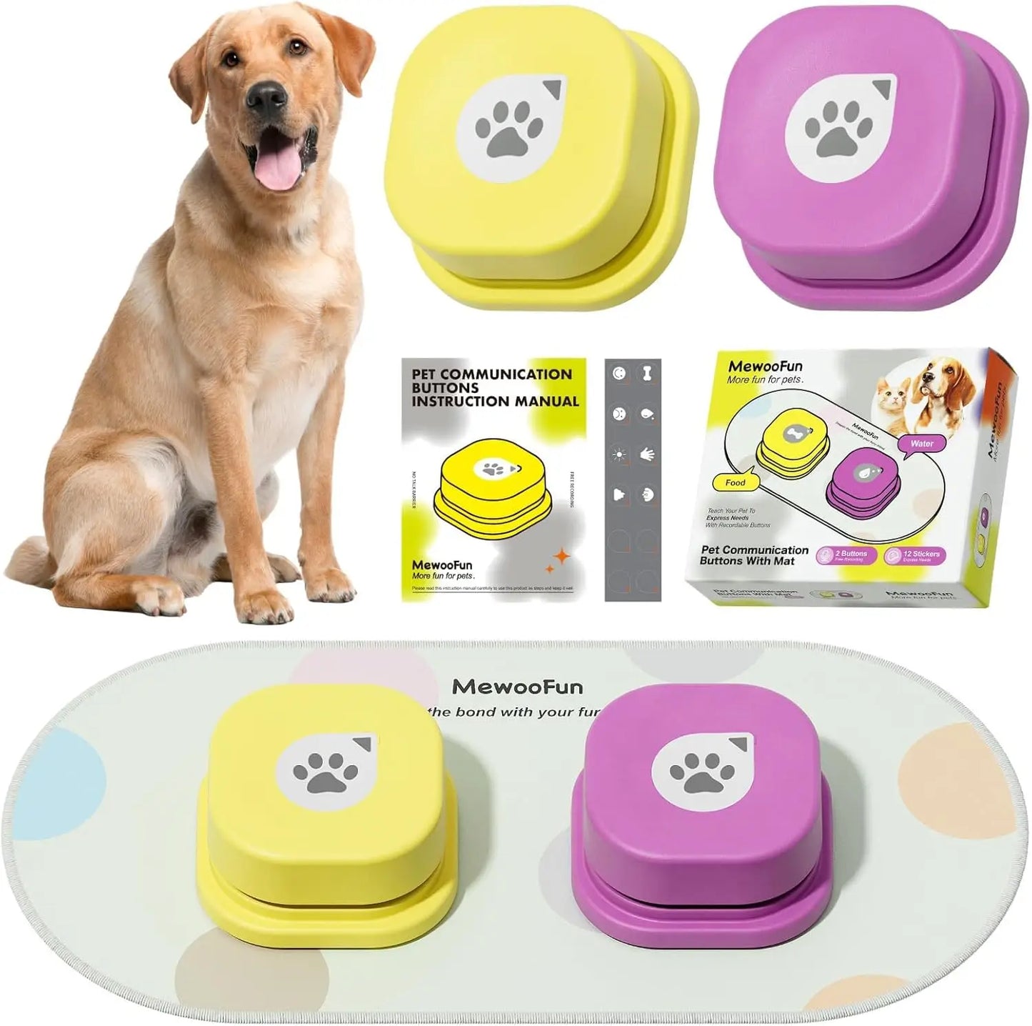 Dog Buttons for Communication Talking Dog Training