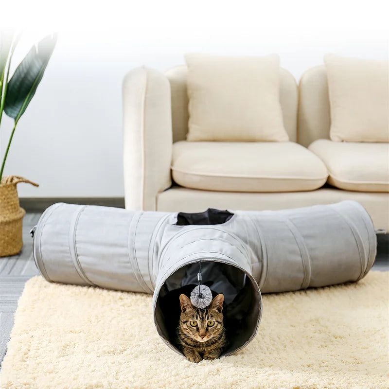 Cat Tunnel Toy Pop Up Bed