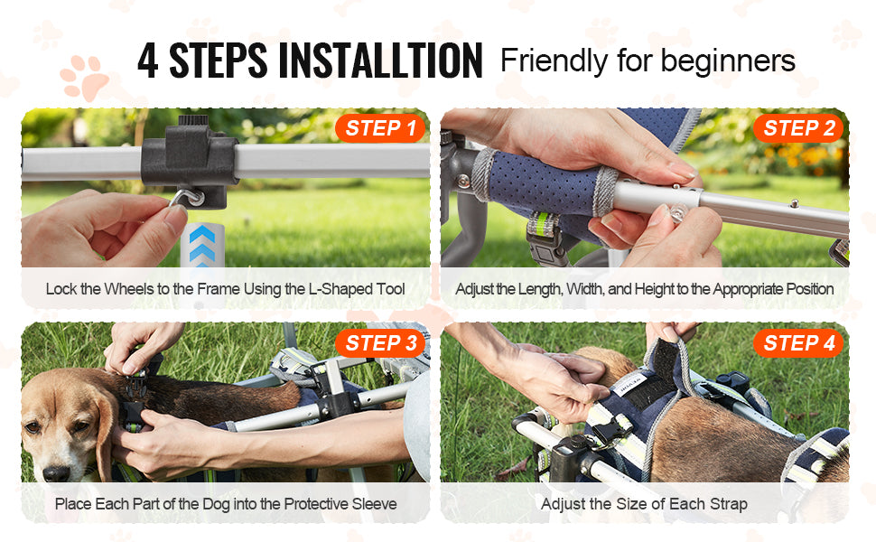 Dog Wheelchair for Back Legs